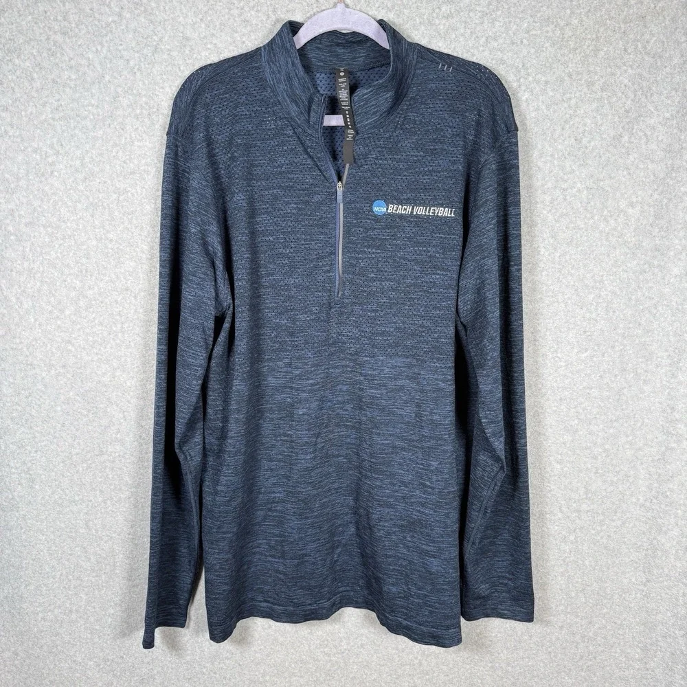 Lululemon Metal Vent Tech Half Zip Pullover Mens XL Long Sleeve NCAA Volleyball